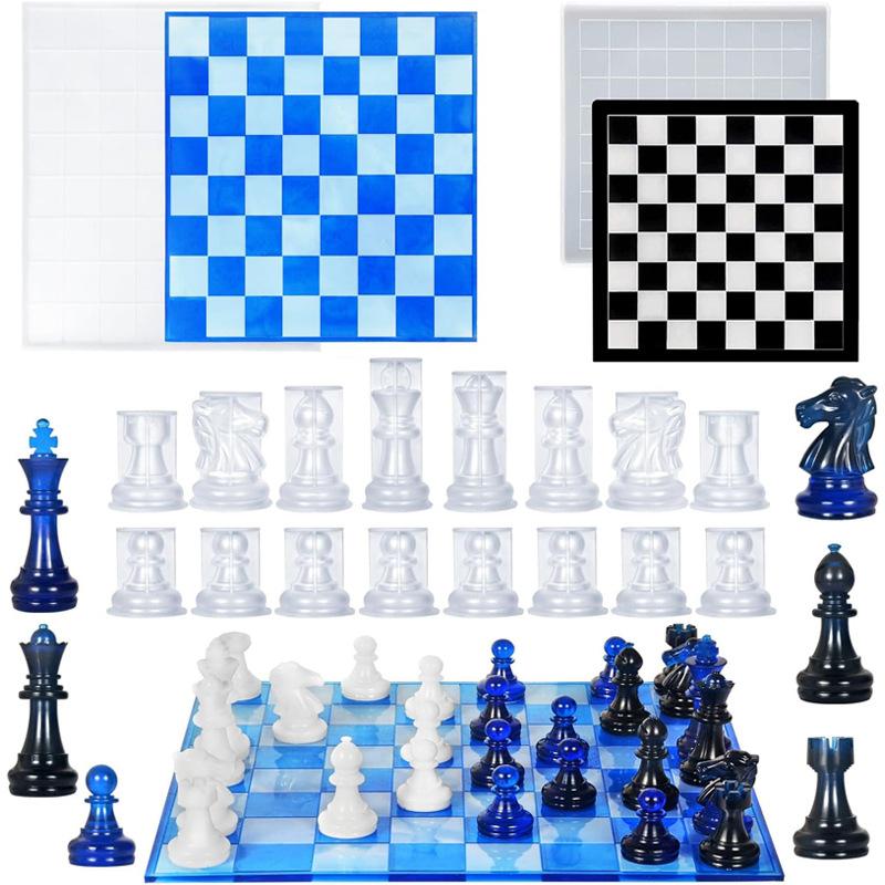 Resin Chess Set Mold With Ches - 3D Printing With Silicone recension och pris