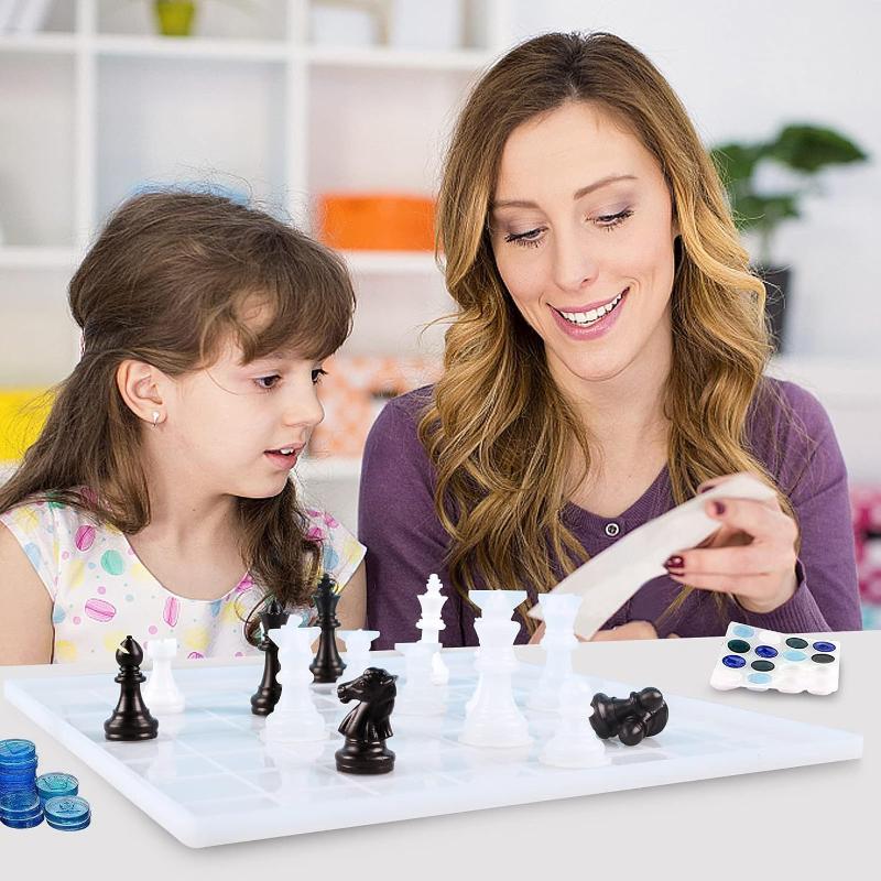 Resin Chess Set Mold With Ches - 3D Printing With Silicone recension och pris