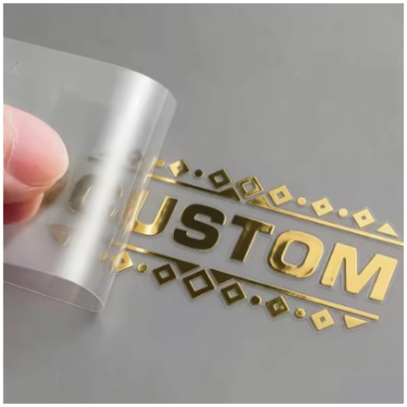 Custom 3D Gold Transfer Sticke - 3D Printing Gold recension och pris
