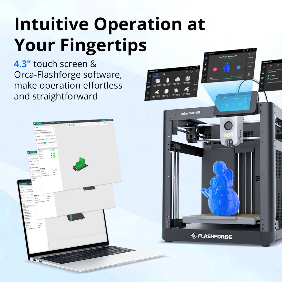 Flashforge Adventurer 5M FDM 3 - 3D Printing File Stl recension och pris