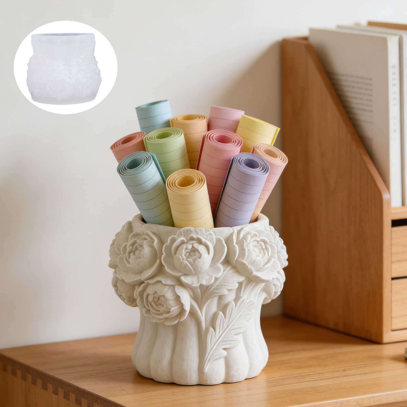 3D Rose Flower Vase Silicone M - 3D Printing Vase recension och pris
