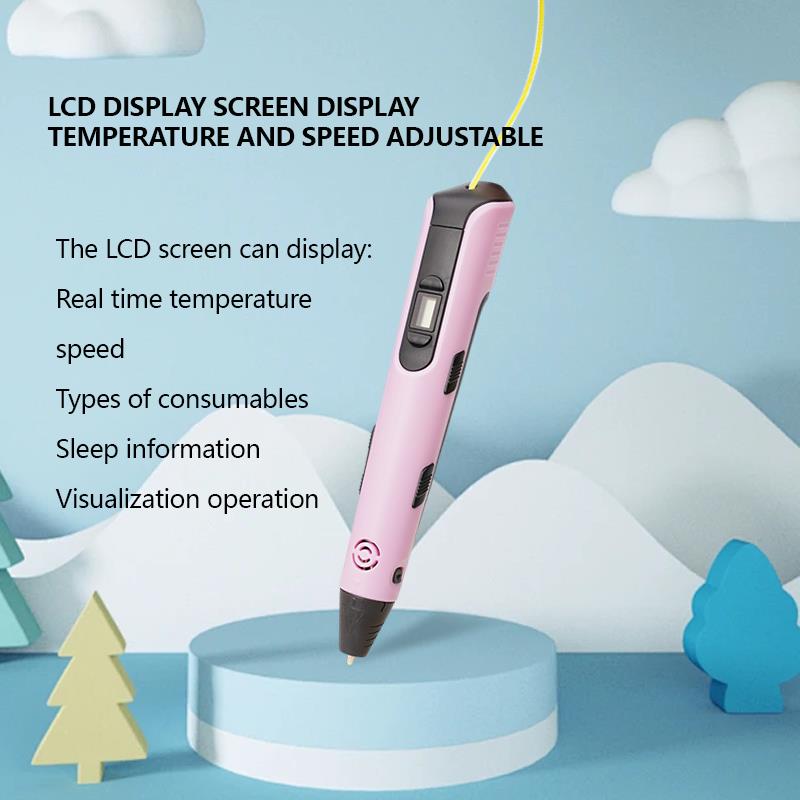 3D Printing Pen Kids with LCD  - Pla Filament 1.75Mm recension och pris