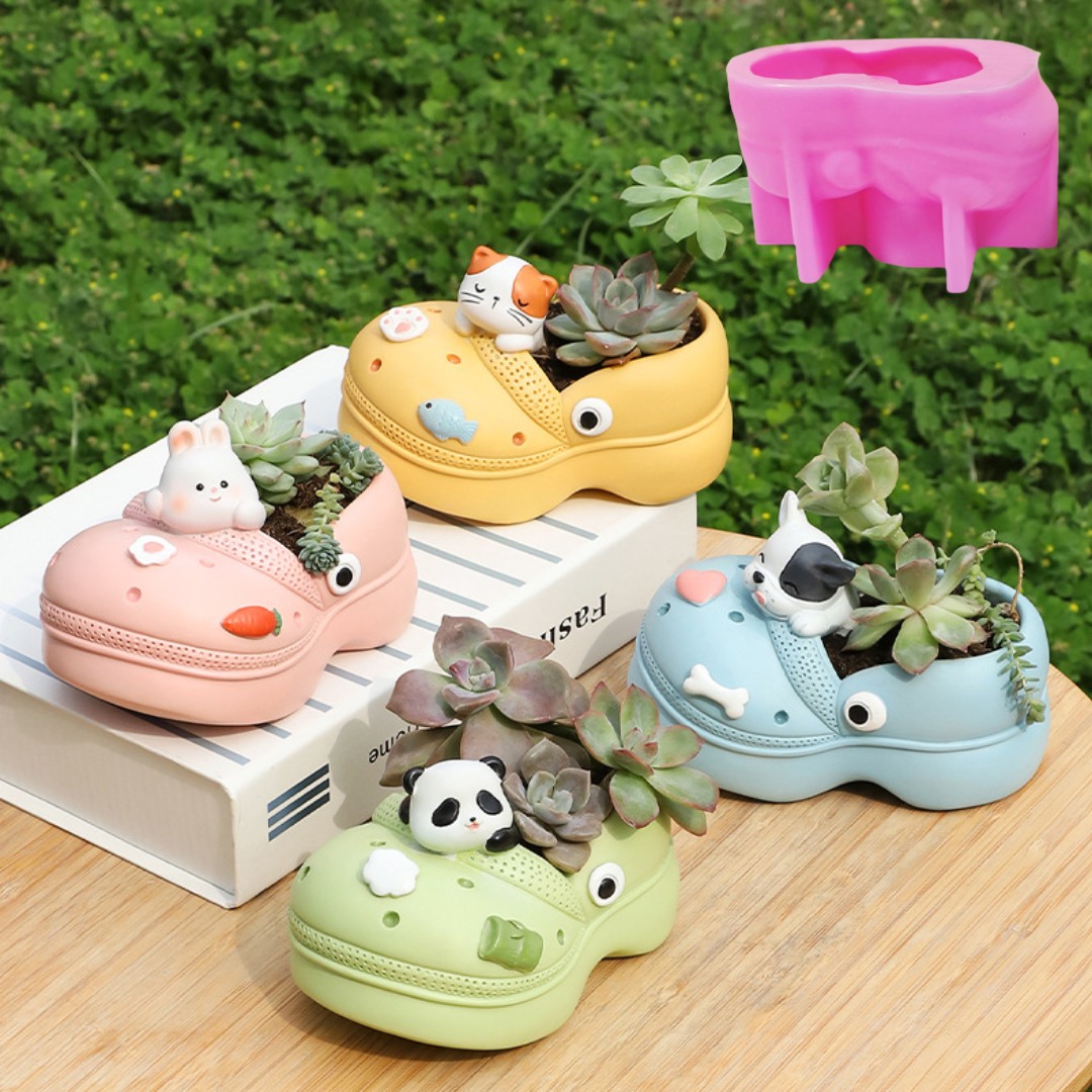 3D Animal Slippers Succulent P - 3D Printing Vase recension och pris