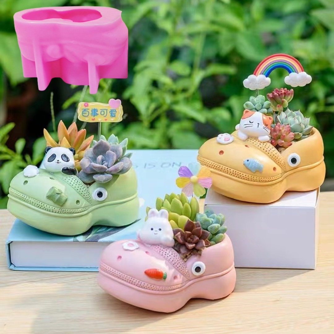 3D Animal Slippers Succulent P - 3D Printing Vase recension och pris