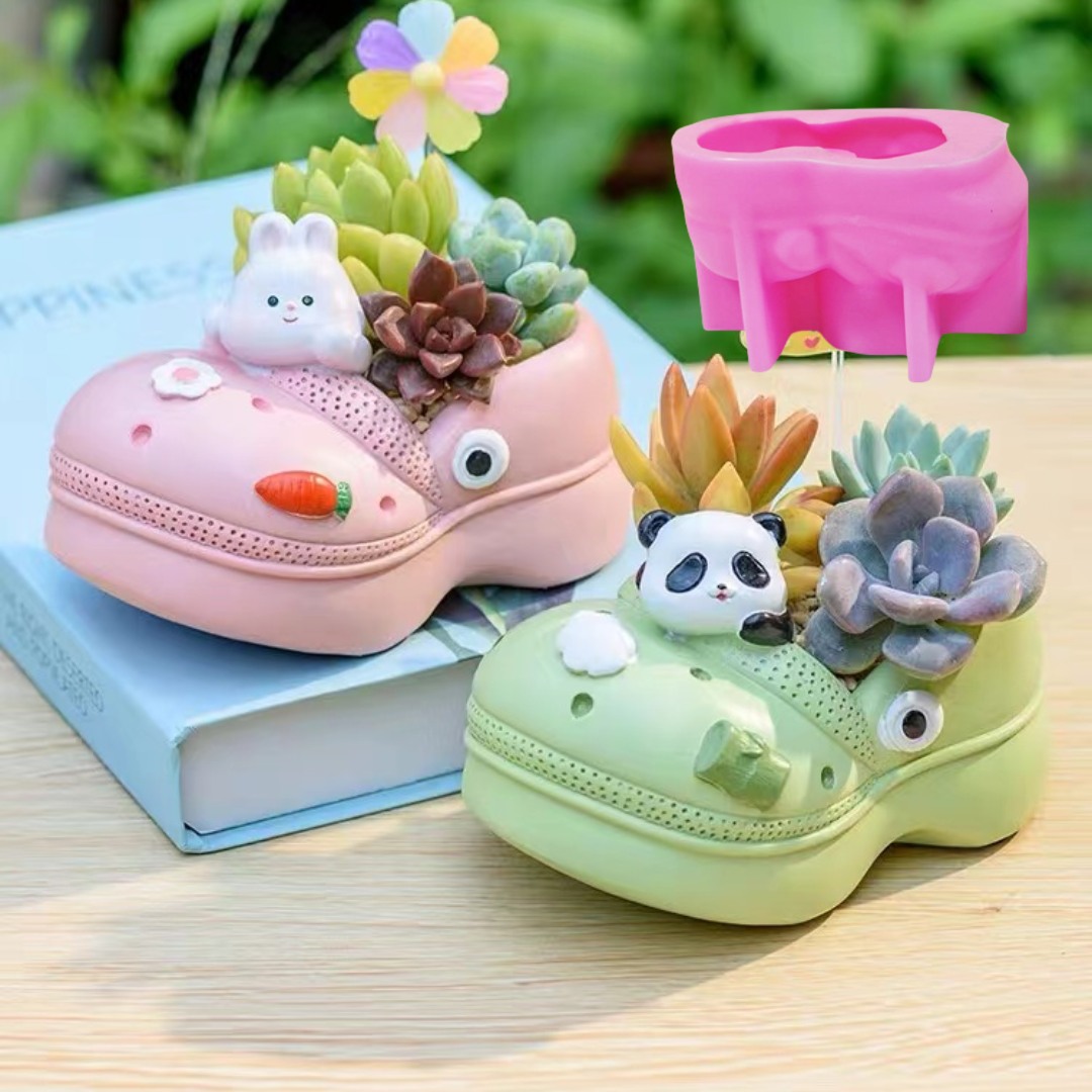 3D Animal Slippers Succulent P - 3D Printing Vase recension och pris