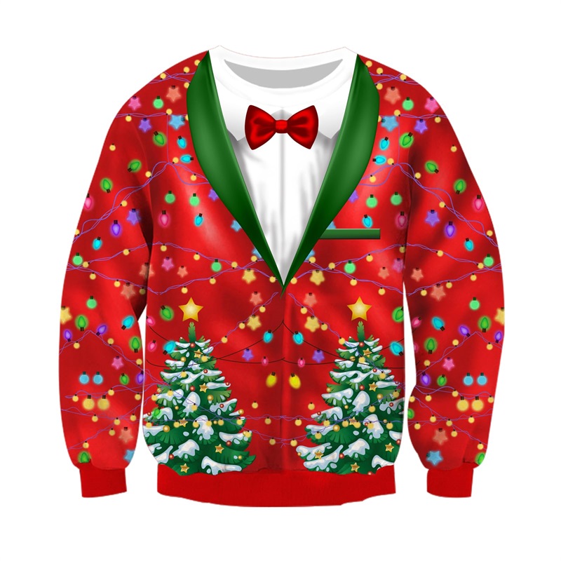 Ugly Christmas Sweaters Men No - 3D Printing Xmas recension och pris