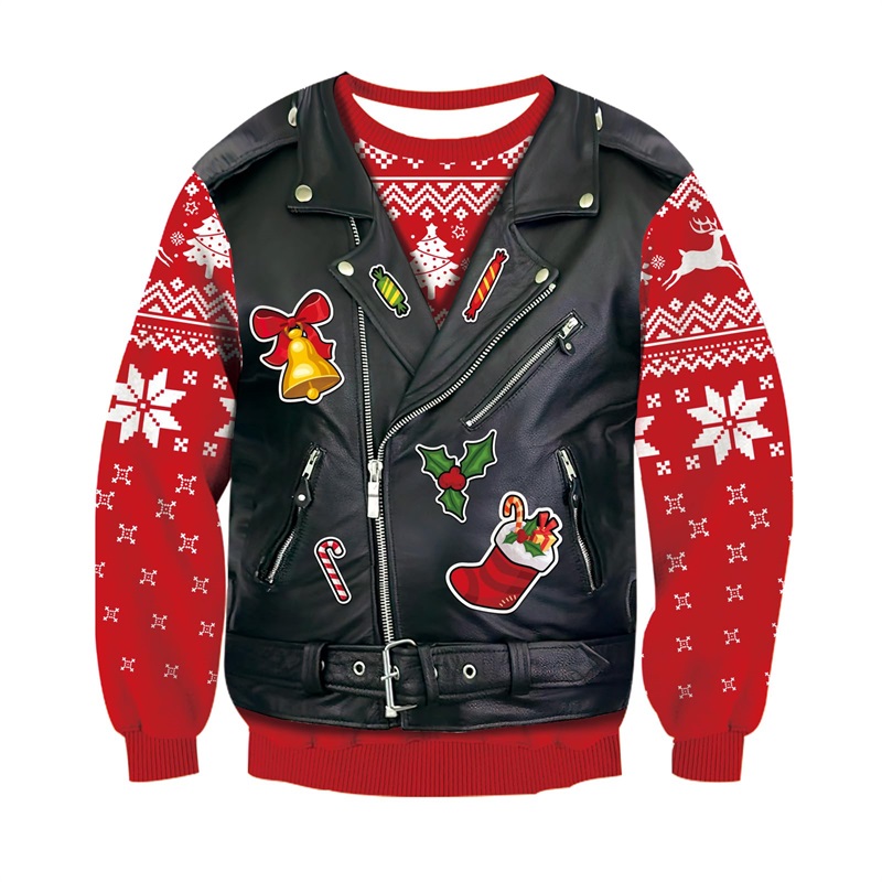 Ugly Christmas Sweaters Men No - 3D Printing Xmas recension och pris