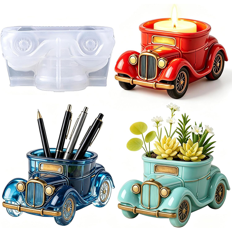 3D Vintage Bus Car Succulent P - 3D Printing Vase recension och pris