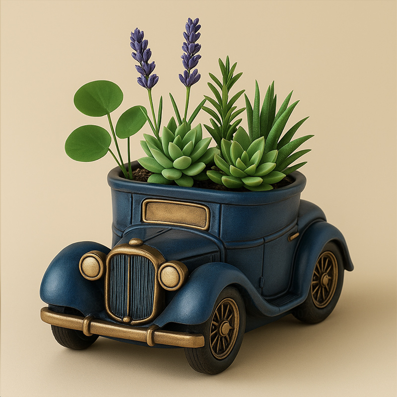 3D Vintage Bus Car Succulent P - 3D Printing Vase recension och pris