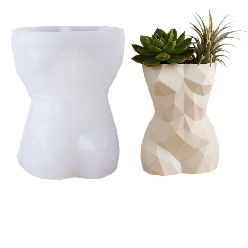 3D Geometric Female Body Flowe - 3D Printing Vase recension och pris