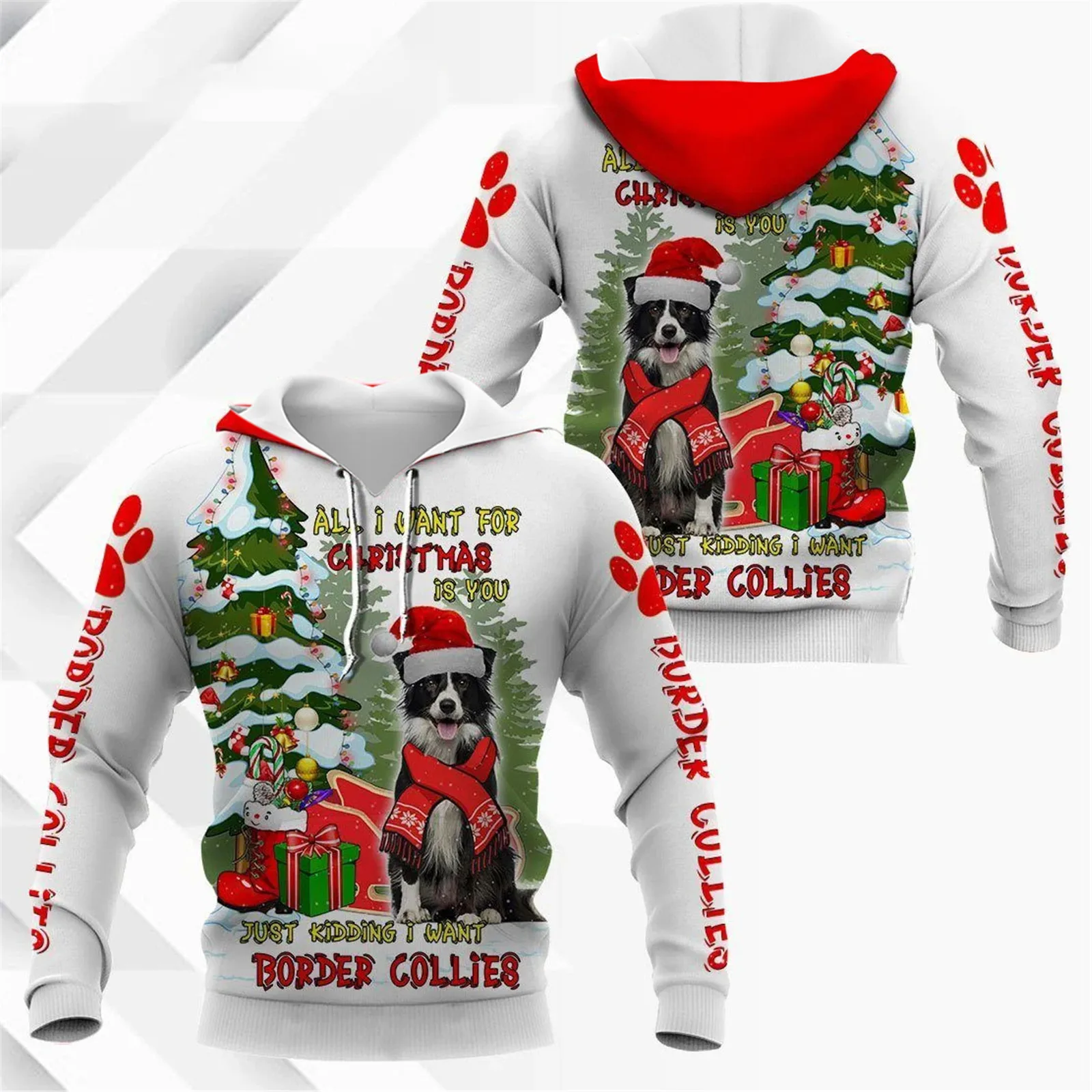 HX Border Collie Hoodies Anima - 3D Printing Xmas recension och pris