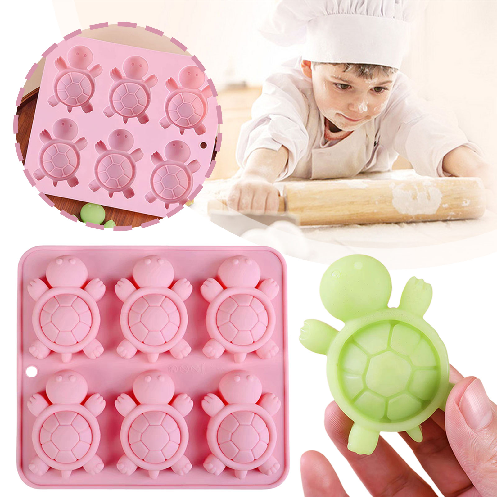 Turtles Ice Tray 3D Tortoises  - 3D Printing With Silicone recension och pris