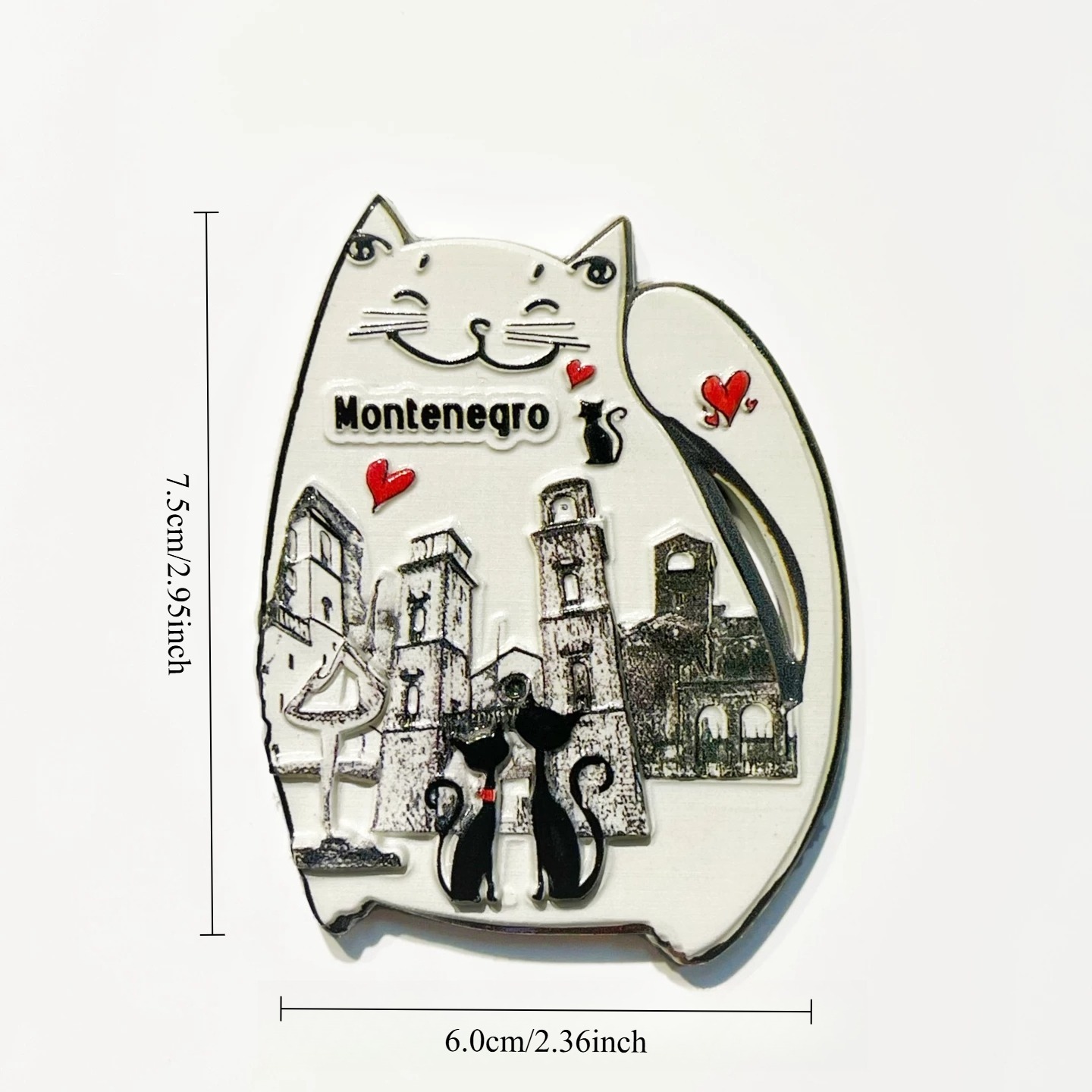 Kotor Montenegro 3D Fridge Mag - 3D Printing Uv Resin recension och pris