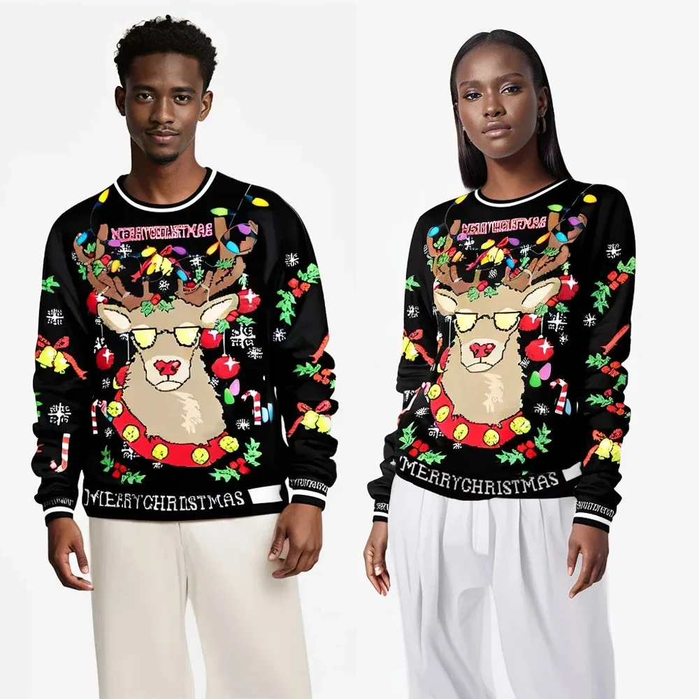 Men Women Llama Ugly Christmas - 3D Printing Xmas recension och pris