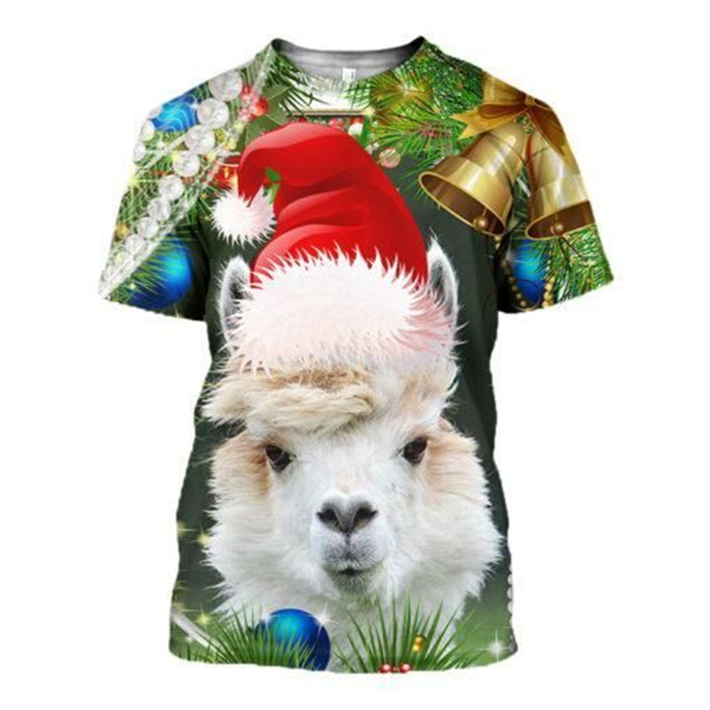 New 3D Xmas Animals Funny T Sh - 3D Printing Xmas recension och pris