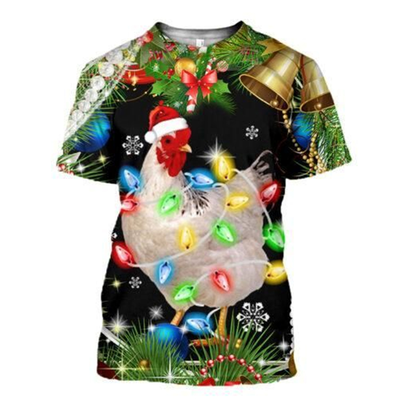 New 3D Xmas Animals Funny T Sh - 3D Printing Xmas recension och pris