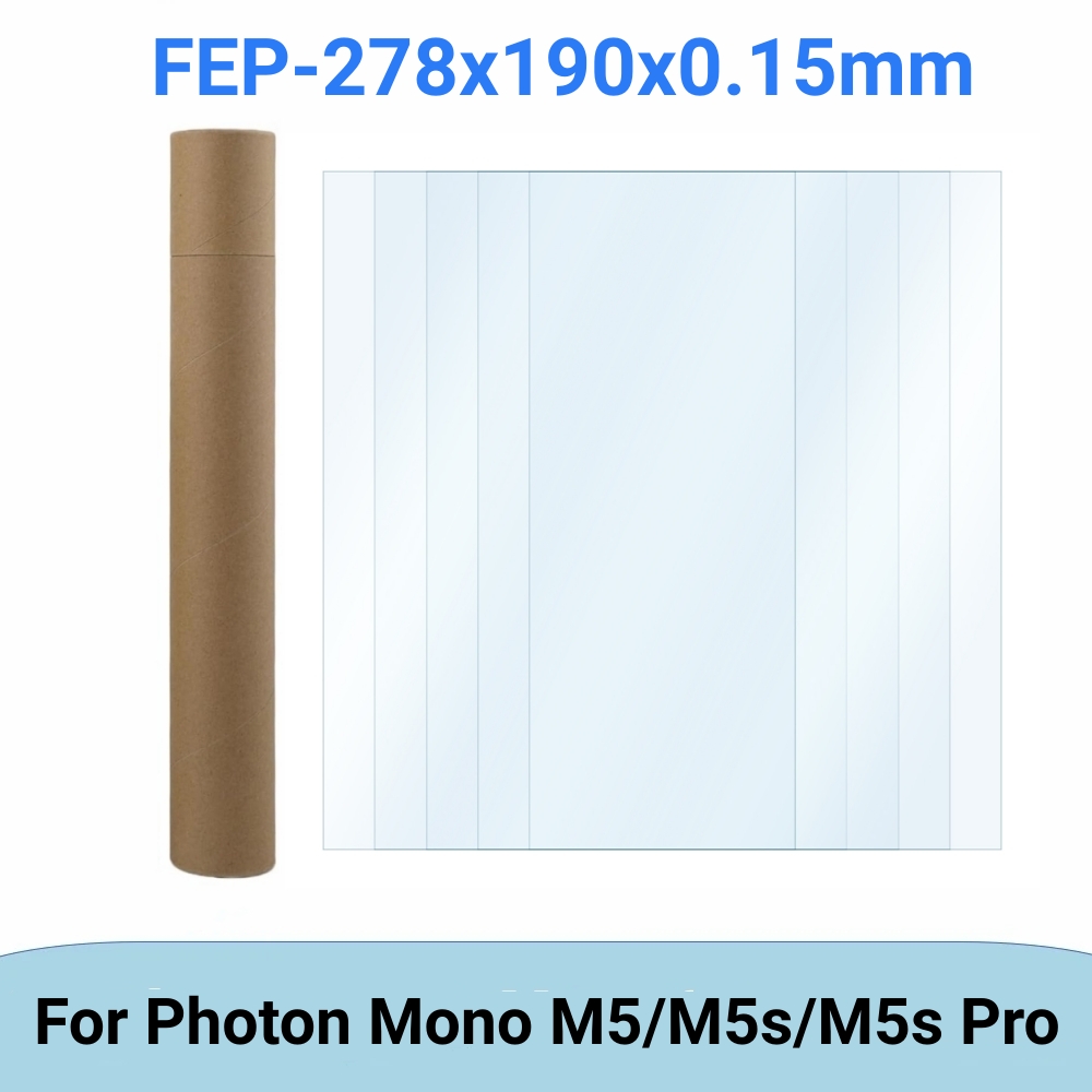 5 Pcs FEP Film 10.1 Inch 278*1 - 3D Printing Uv Resin recension och pris