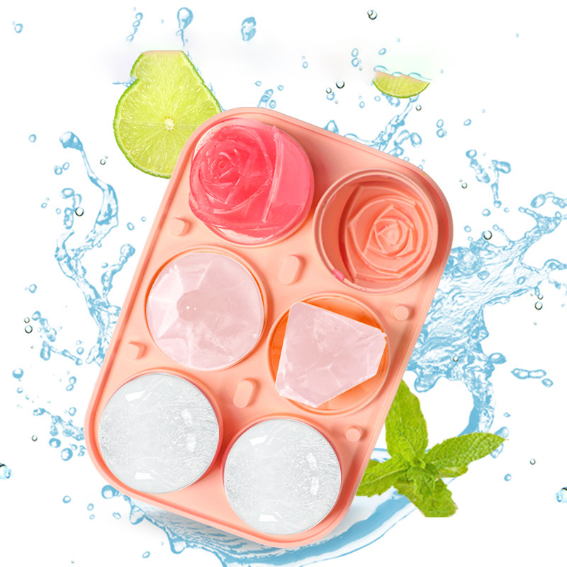 3D Rose Diamond Round Ice Cube - 3D Printing With Silicone recension och pris