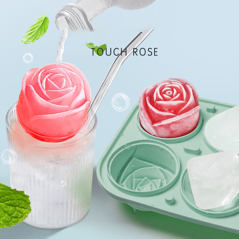 3D Rose Diamond Round Ice Cube - 3D Printing With Silicone recension och pris