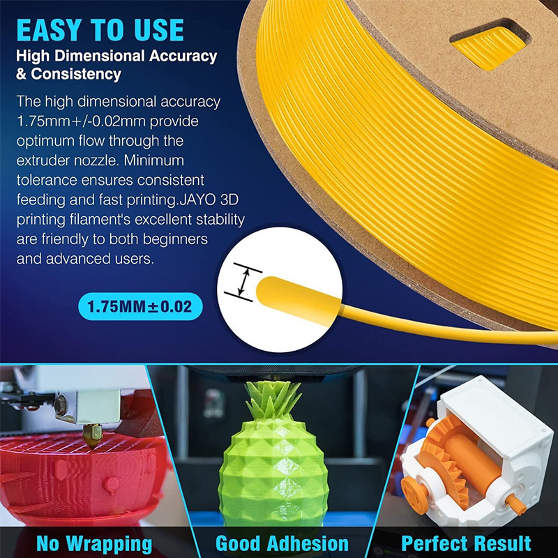 JAYO 3D Printer PLA/PETG/PLA+  - Pla Filament 1.75Mm recension och pris