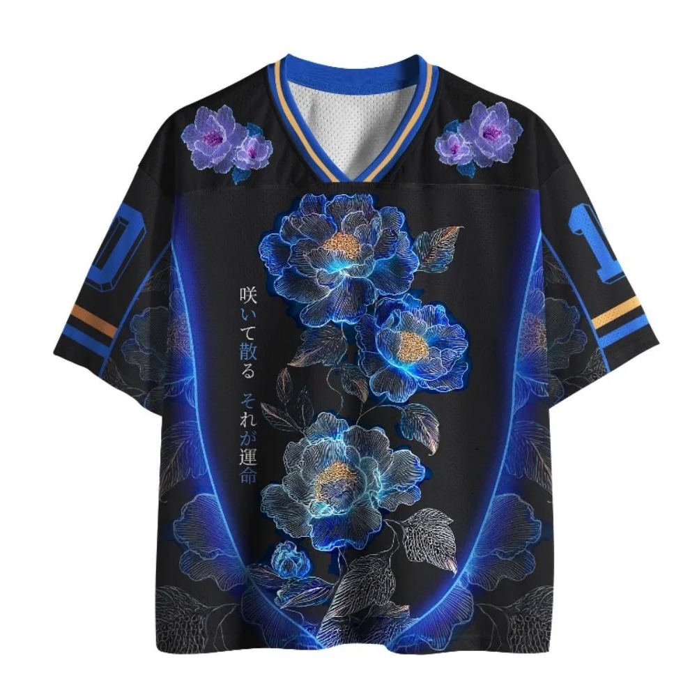 New Model Blue Gold Neon Peony - 3D Printing Gold recension och pris
