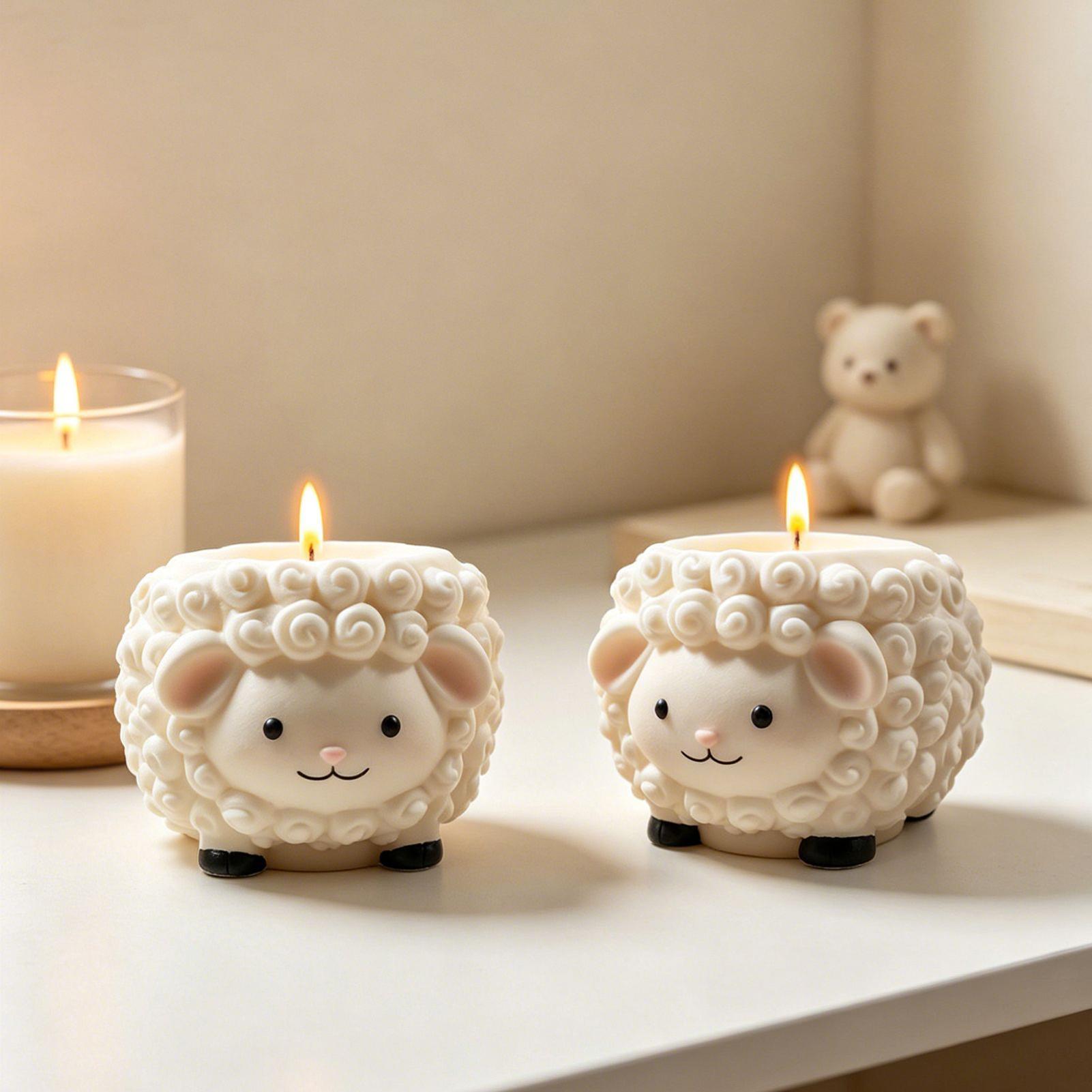 Animal Molds Cute 3D Goat Stat - 3D Printing Vase recension och pris
