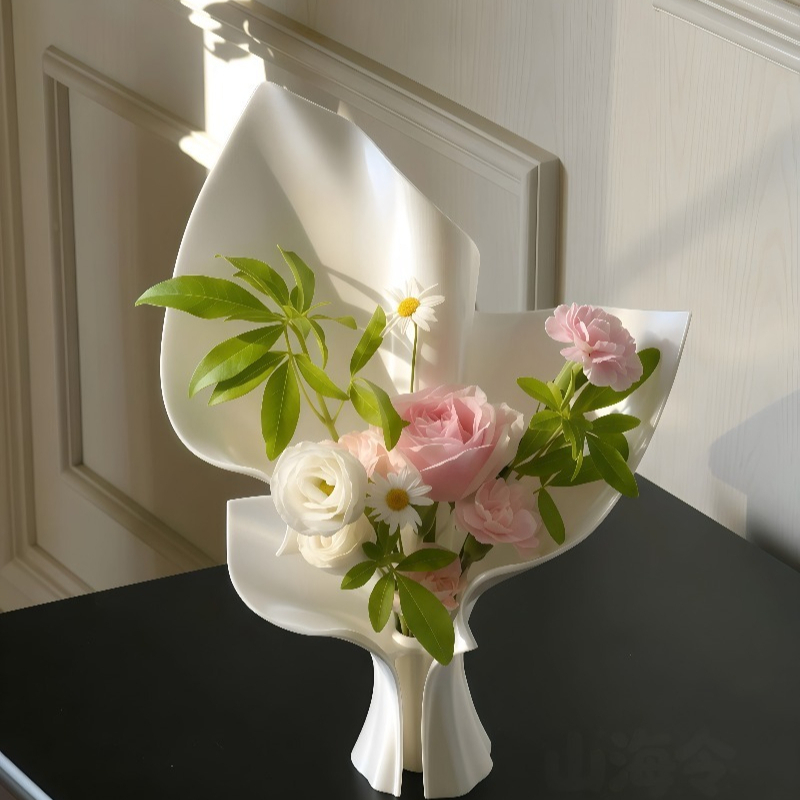 Minimalist White Ceramic Vase  - 3D Printing Vase recension och pris