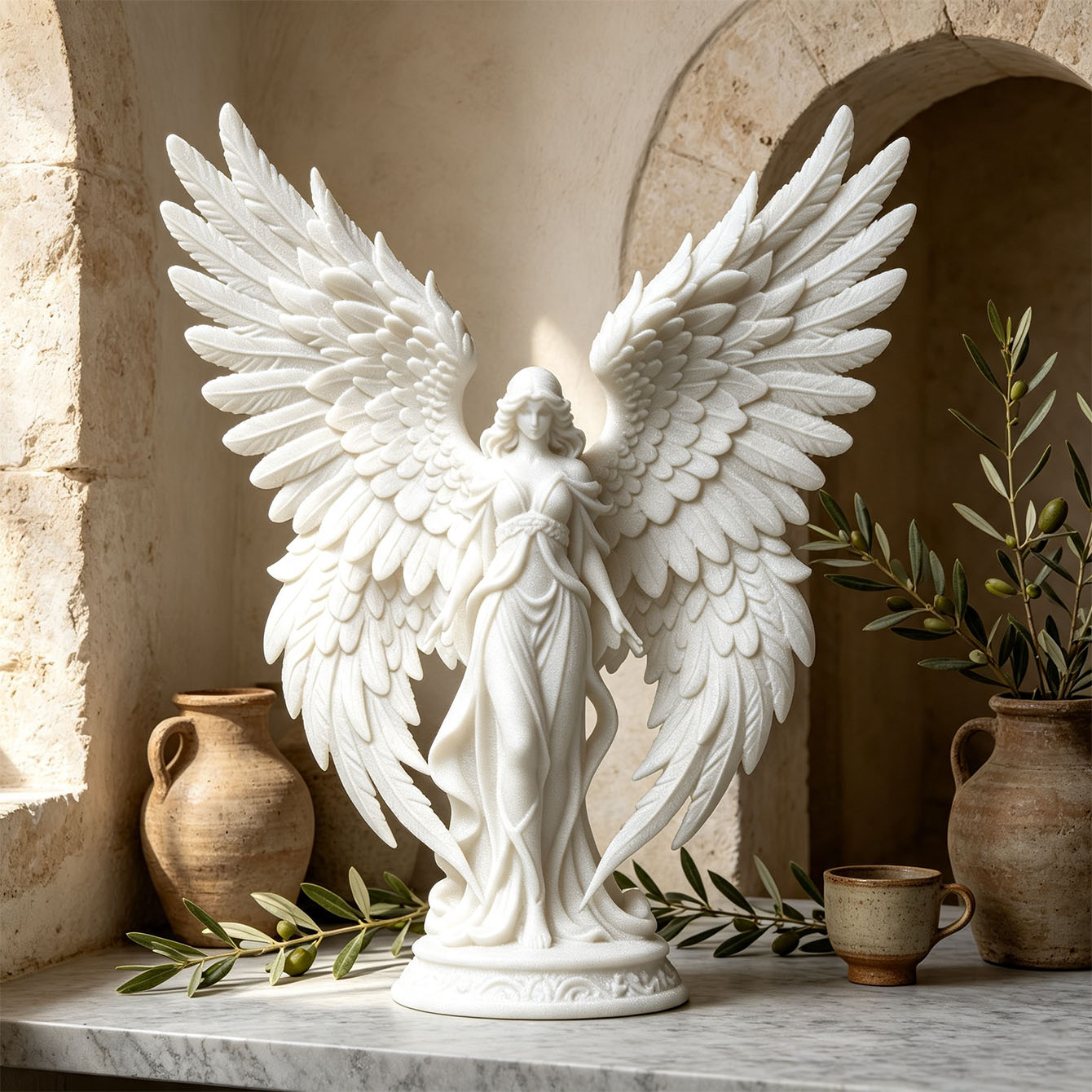 Light Luxury 3D Printed Angel  - 3D Printing Ultem recension och pris