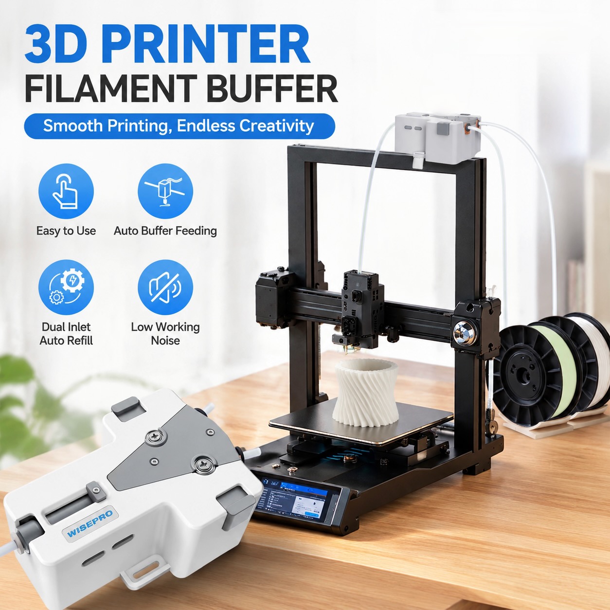 WISEPRO 3D Printer Filament Ta - Pla Filament 1.75Mm recension och pris