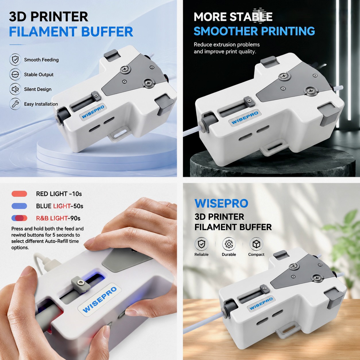 WISEPRO 3D Printer Filament Ta - Pla Filament 1.75Mm recension och pris