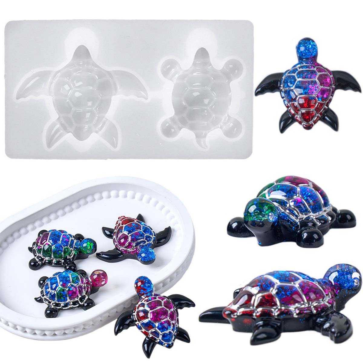3D Sea Turtle Keychain Silicon - 3D Printing With Silicone recension och pris