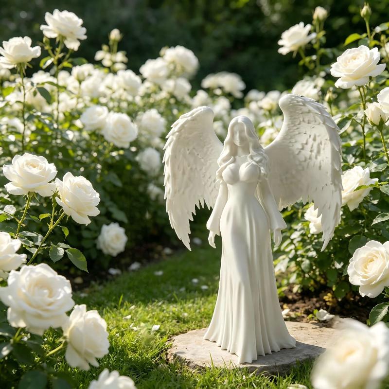 New·3D Printed Praying Angel S - 3D Printing Gold recension och pris