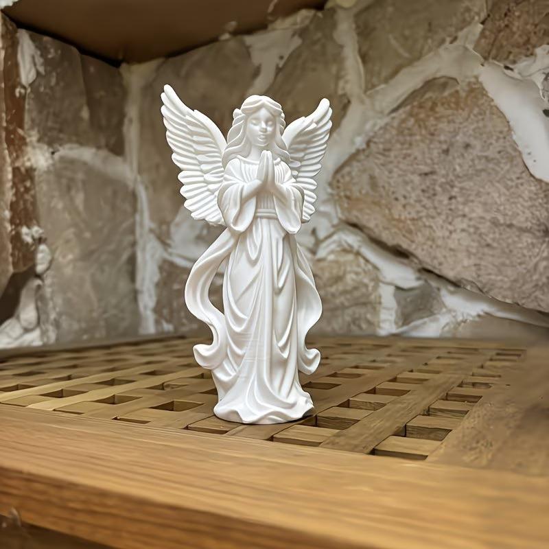 New·3D Printed Praying Angel S - 3D Printing Gold recension och pris