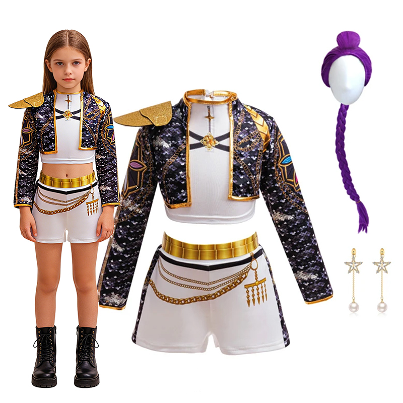 Girls Hip‑Hop 3D Print Gold Tr - 3D Printing Gold recension och pris