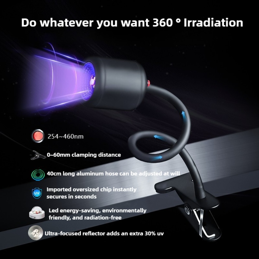 Handheld Clamp UV Curing Lamp  - 3D Printing Uv Resin recension och pris
