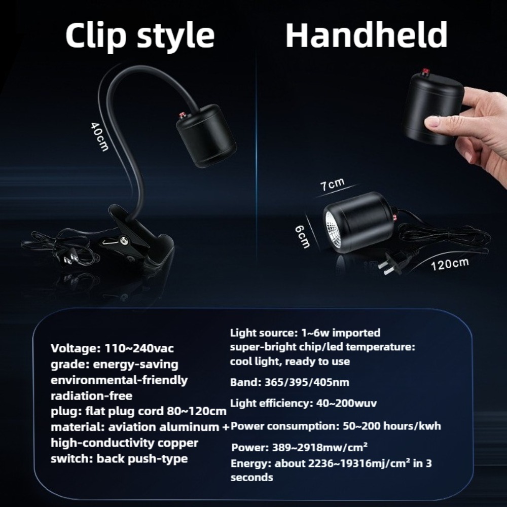 Handheld Clamp UV Curing Lamp  - 3D Printing Uv Resin recension och pris