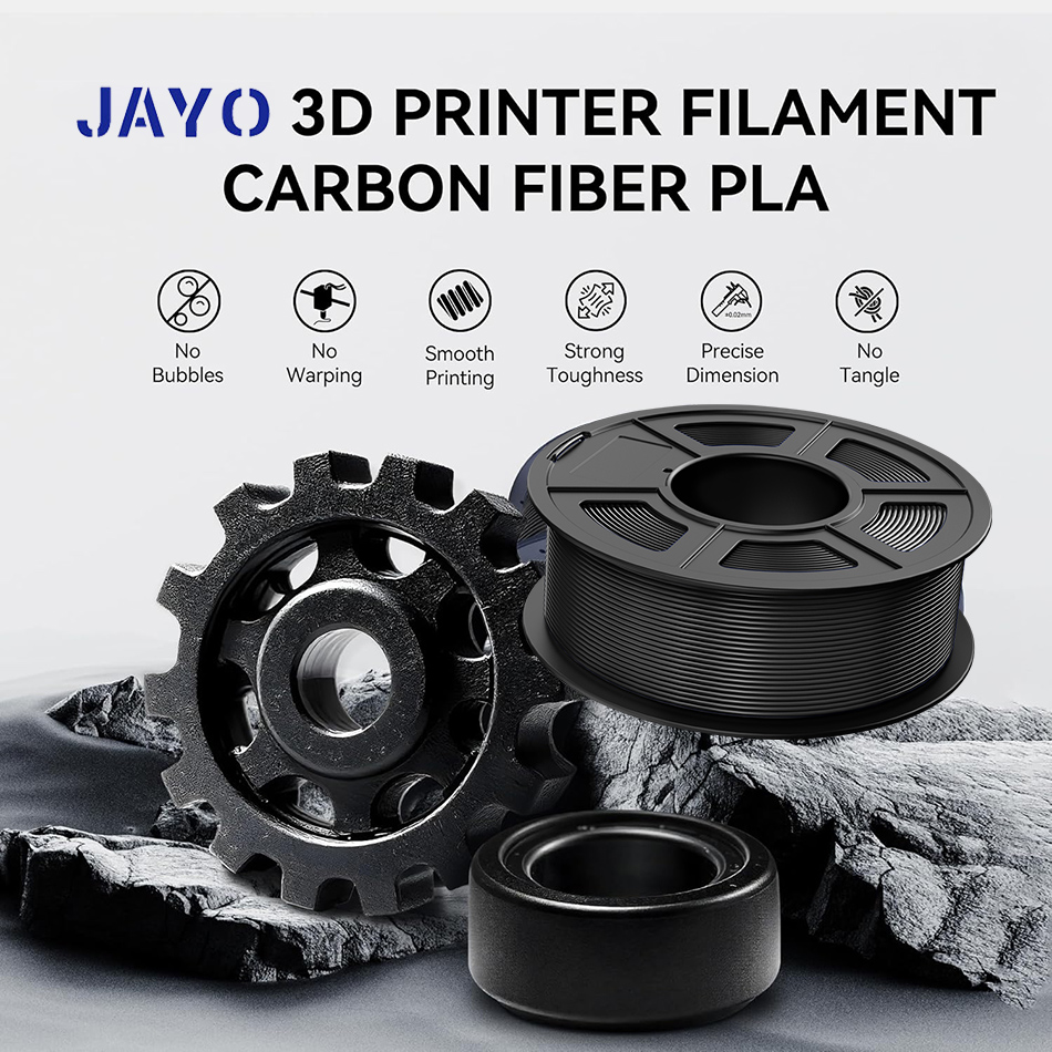 JAYO PETG-CF 3D Printer Filame - Pla Filament 1.75Mm recension och pris