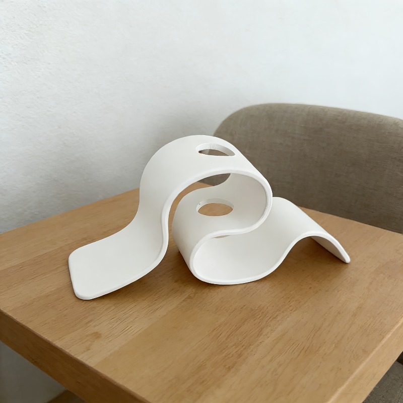 1pc Modern Minimalist Curved 3 - 3D Printing Vase recension och pris