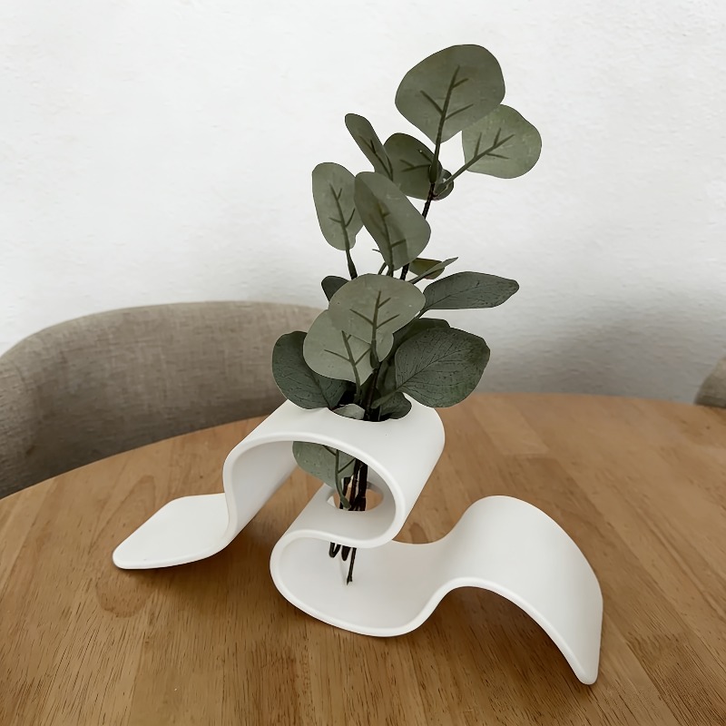 1pc Modern Minimalist Curved 3 - 3D Printing Vase recension och pris